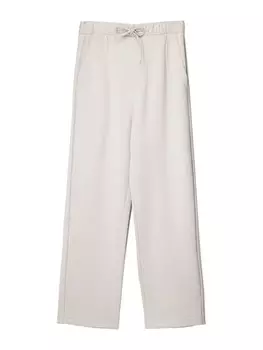 Брюки свободного кроя Bershka, серый