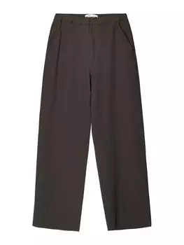 Брюки свободного кроя Bershka, темно-бежевый