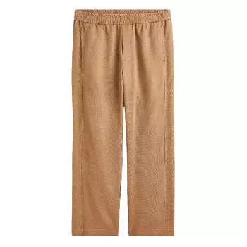 Брюки свободного кроя H&amp;M Loose Fit Lyocell Joggers, бежевый