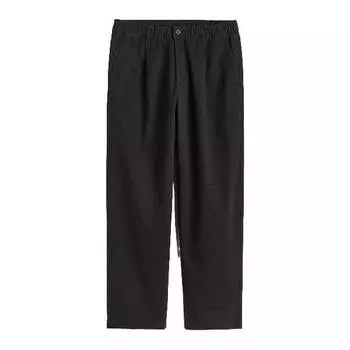 Брюки свободного кроя H&amp;M Relaxed Fit Twill Pants, черный