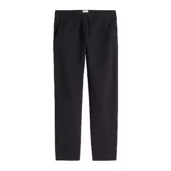 Брюки свободного кроя H&M Relaxed Fit Twill Pull-on Pants, черный