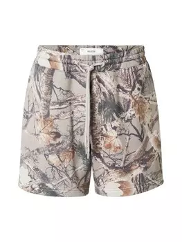 Брюки свободного кроя HOLLISTER, цвет Olive/Dark green