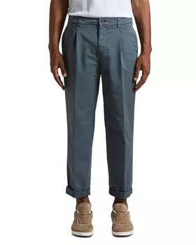 Брюки свободного кроя из окрашенной ткани Peserico, синий