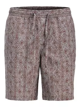 Брюки свободного кроя JACK & JONES, серо-коричневый