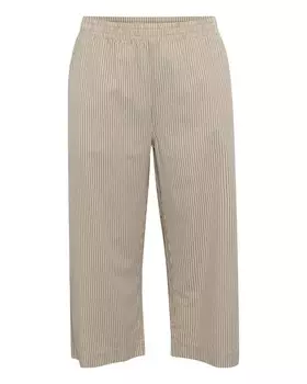 Брюки свободного кроя KAFFE CURVE KCNana, цвет Ecru/Dark beige