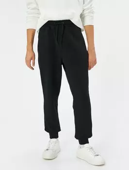 Брюки свободного кроя Koton, черный