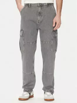 Брюки свободного кроя M5GA88D5LW2 Guess Jeans, серый