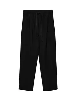 Брюки свободного кроя MANGO FLUIDO, черный