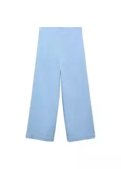 Брюки свободного кроя MANGO Linovis, светло-синий