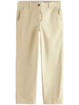Брюки свободного кроя Next, бежевый