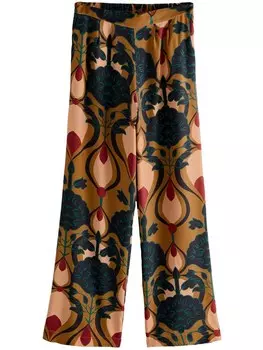 Брюки свободного кроя Next, цвет Brown/Light brown/Dark brown