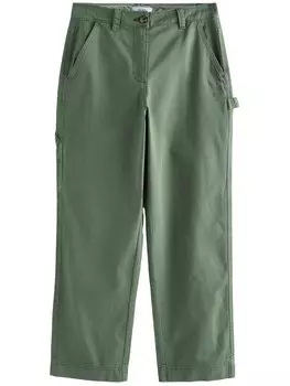 Брюки свободного кроя Next, хаки