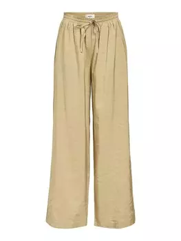 Брюки свободного кроя OBJECT, бежевый
