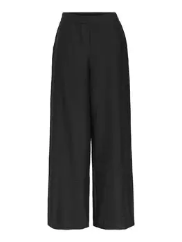 Брюки свободного кроя OBJECT OBJYui, черный