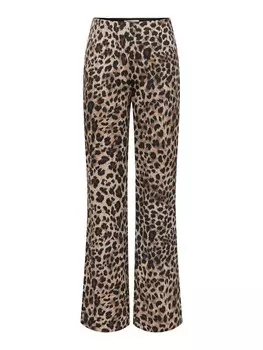 Брюки свободного кроя ONLY ONLTHALIA, бежевый