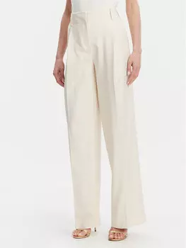 Брюки свободного кроя P25CPPA01901 Simona Corsellini, экрю