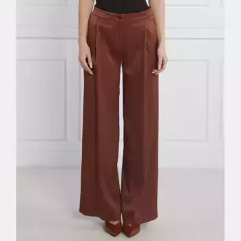 Брюки свободного кроя Patrizia Pepe, коричневый