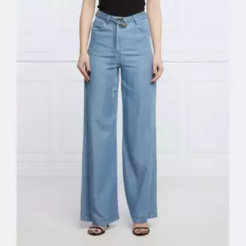 Брюки свободного кроя Patrizia Pepe, синий