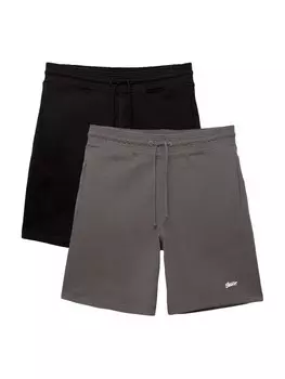 Брюки свободного кроя Pull&Bear, цвет Taupe/Black