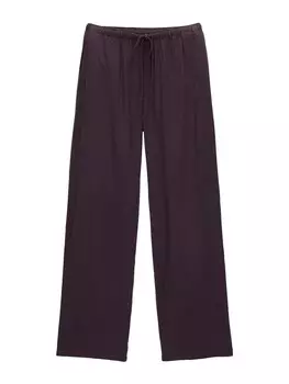 Брюки свободного кроя Pull&Bear, цвет Wine red