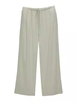 Брюки свободного кроя Pull&Bear, пастельный зеленый