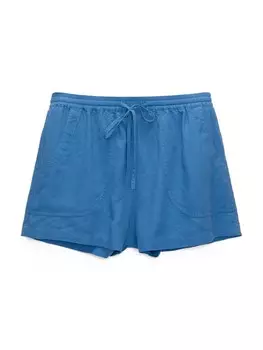 Брюки свободного кроя Pull&Bear, синий