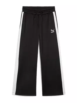 Брюки свободного кроя PUMA T7, черный