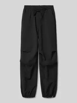 Брюки свободного кроя с эластичным поясом CARS JEANS, черный