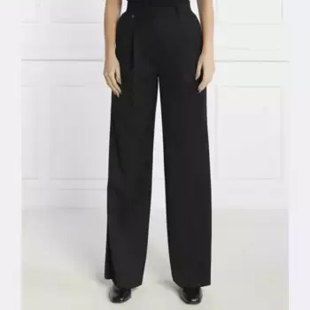 Брюки свободного кроя с добавлением белья Marella, черный