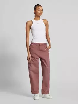 Брюки свободного кроя с карманами модель «Брэндон» Carhartt Work In Progress, розовый