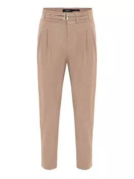 Брюки свободного кроя со складкой спереди Antioch, светло-коричневый