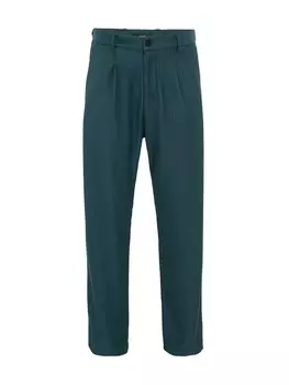 Брюки свободного кроя со складкой спереди Antioch, изумрудный