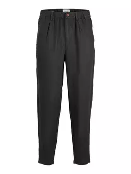 Брюки свободного кроя со складкой спереди JACK & JONES Karl Matsson, черный