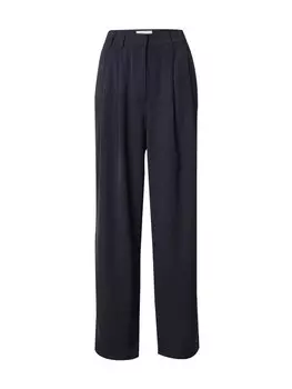 Брюки свободного кроя со складкой спереди LeGer by Lena Gercke Kora, темно-синий