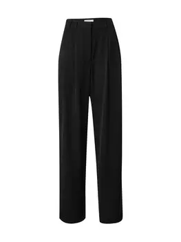 Брюки свободного кроя со складкой спереди LeGer by Lena Gercke Kora, черный