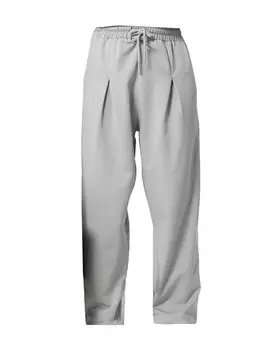 Брюки свободного кроя со складкой спереди VAMOS CLO Haltom City, цвет Grey/Light grey