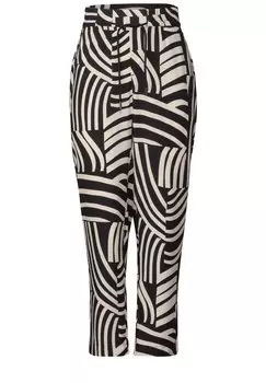 Брюки свободного кроя STREET ONE, цвет Beige/Black