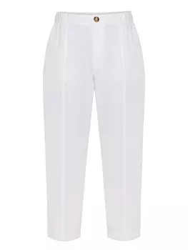 Брюки свободного кроя TATUUM, белый