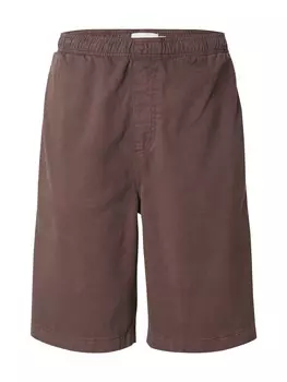 Брюки свободного кроя TOPMAN, коричневый