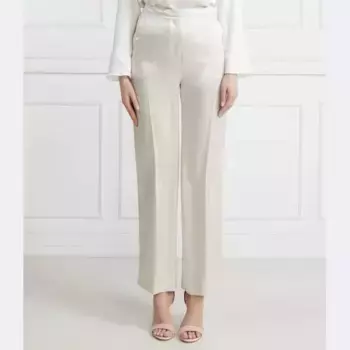 Брюки свободного кроя высокая талия Marc Cain, бежевый