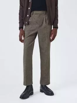 Брюки свободного покроя John Lewis, коричневый