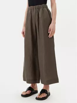 Брюки свободного покроя Minnie 2516131018 Max Mara, зеленый