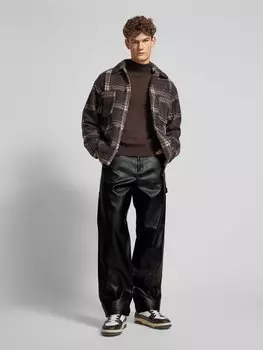 Брюки свободного покроя с боковыми карманами и содержанием вискозы Carhartt Work In Progress, черный