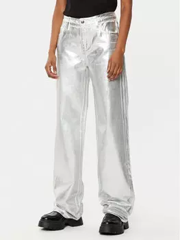 Брюки свободного покроя XW000056 AF10836 M8047 Armani Exchange, серебряный