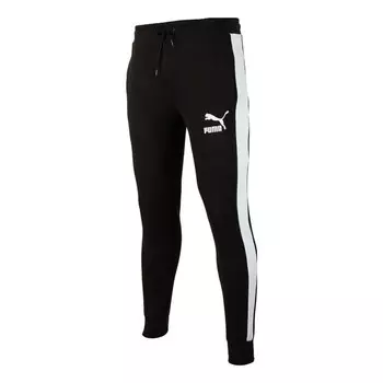 Брюки t7 iconic trackdk pants 'black' Puma, черный