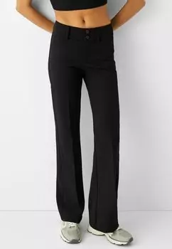 Брюки Tailored Bershka, черный