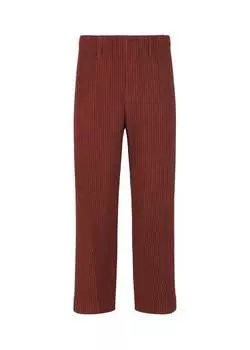 Брюки tailored pleats 2 Homme Pliss Issey Miyake, красный