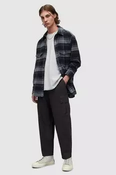 Брюки TALKA TROUSER из хлопка AllSaints, черный