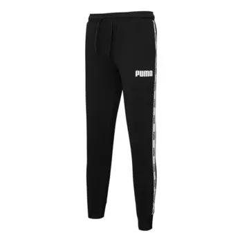 Брюки tape tracksuit pants 'black' Puma, черный