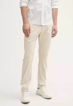Брюки TAPERED CHINO TOM TAILOR, бежевый
